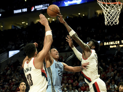 Grizzlies Trail Blazers Basketball