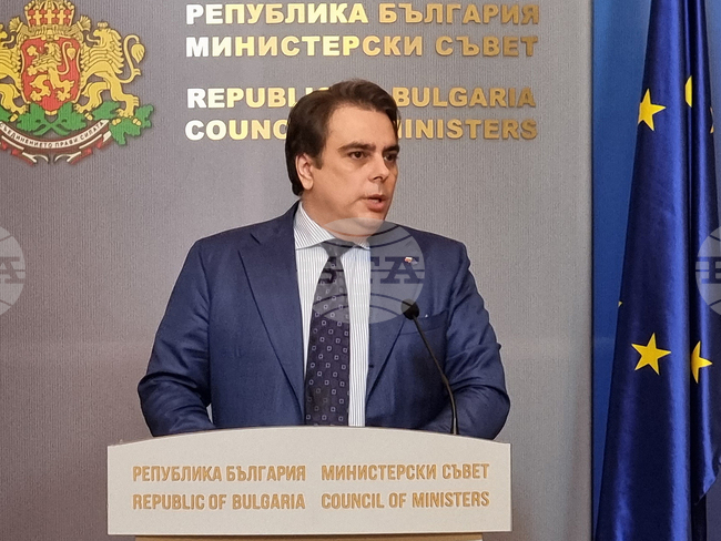 Асен Василев - брифинг