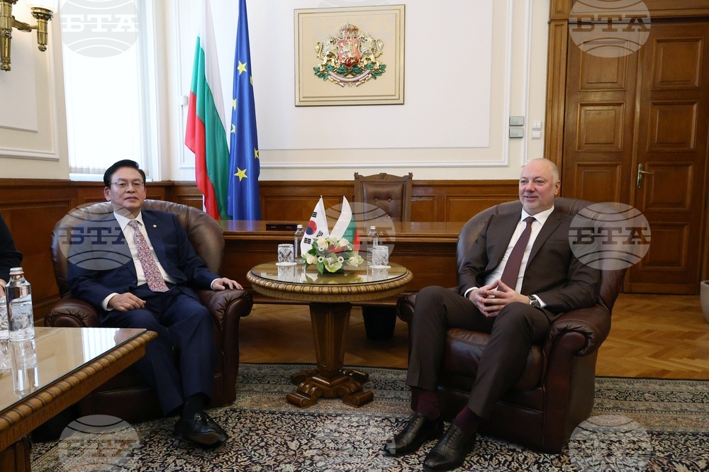 National Assembly Chair Zhelyazkov Receives South Korean Parliamentary Delegation