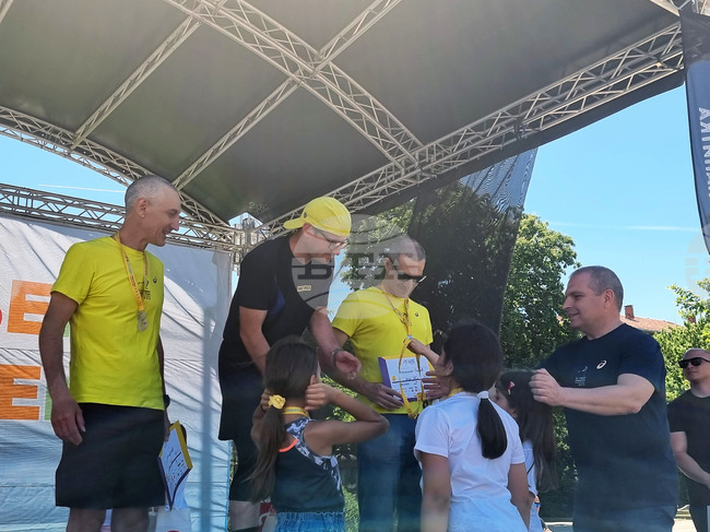 Плевен - маратон - награждаване 