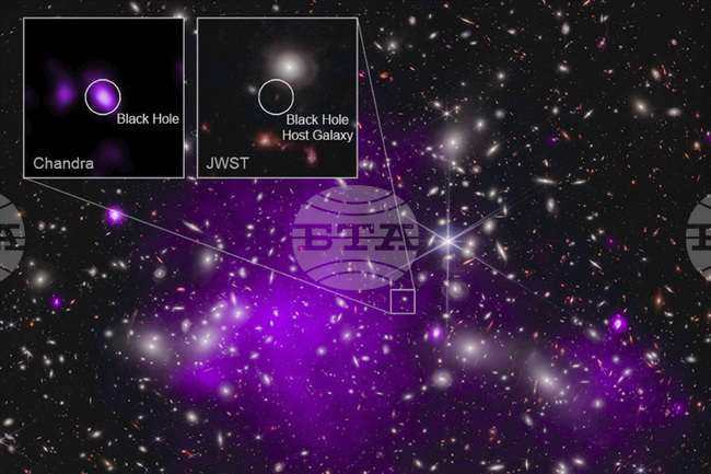 Астрономи откриха черна дупка, разкъсваща звезда далеч от центъра на галактиката