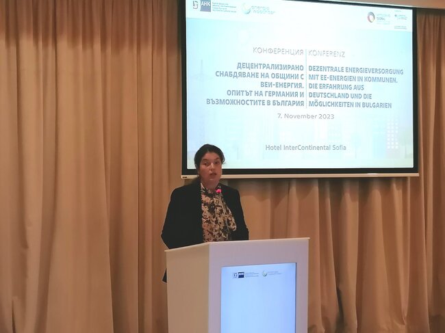 Заместник-министър Петрова: Децентрализираното снабдяване с възобновяема енергия е основен фактор за преодоляване на съвременните предизвикателства в областта на енергетиката