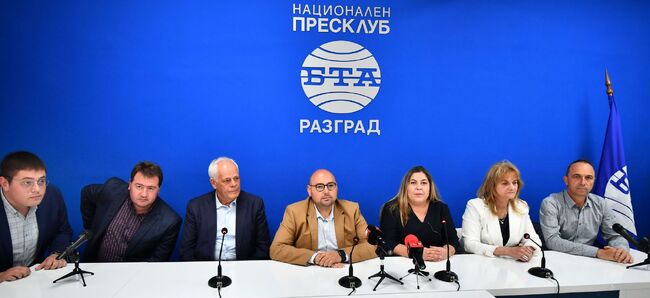 Пресконференция на новоизбрания кмет на Oбщина Разград Добрин Добрев