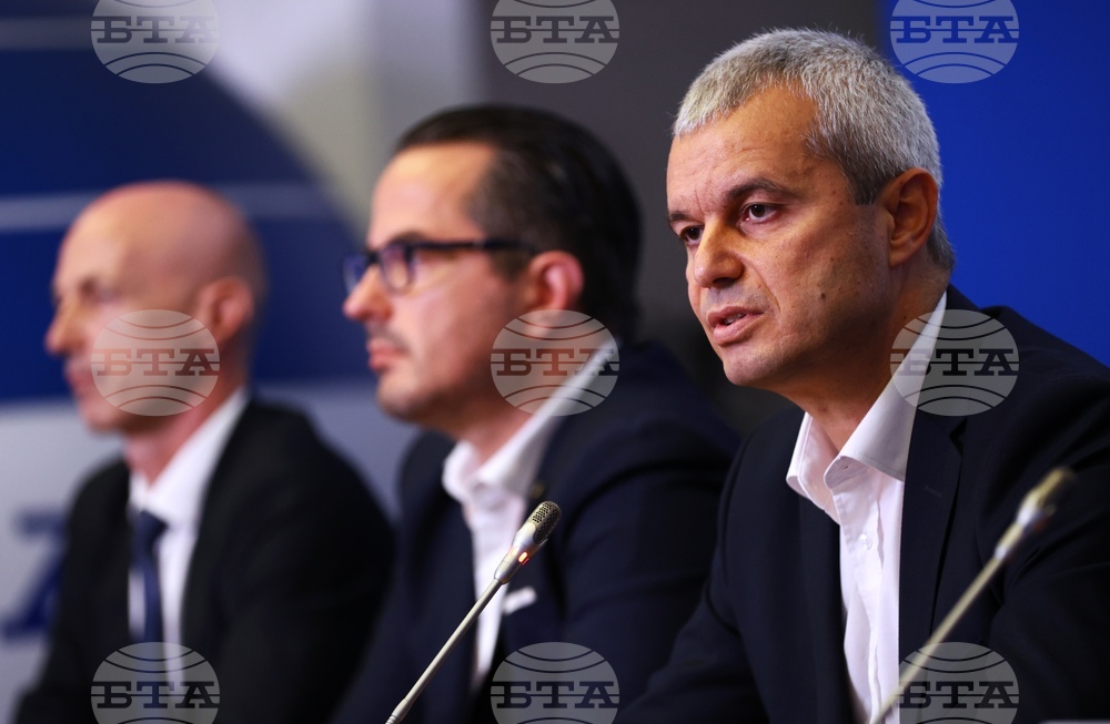 Национален пресклуб на БТА София - ПП „Възраждане“ - пресконференция - Костадин Костадинов