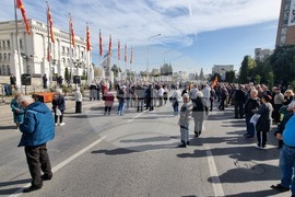 Република Северна Македония - пенсионери - протест