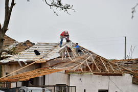 Село Лъвино - природно бедствие - щетите - възстановяване