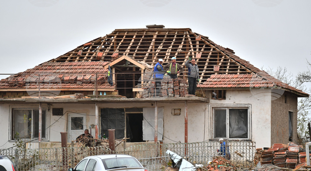 Село Лъвино - природно бедствие - щетите - възстановяване