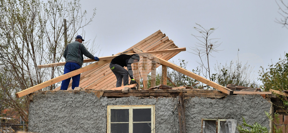 Село Лъвино - природно бедствие - щетите - възстановяване