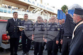 Варна - Научноизследователски кораб „Св. св. Кирил и Методий" - церемония по изпращане