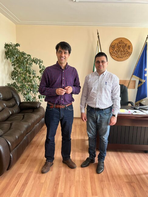 Областният управител на област Видин Любен Иванов проведе среща с председателя на StartupVillage Europe Network (SVEN) Артуро Вилар 