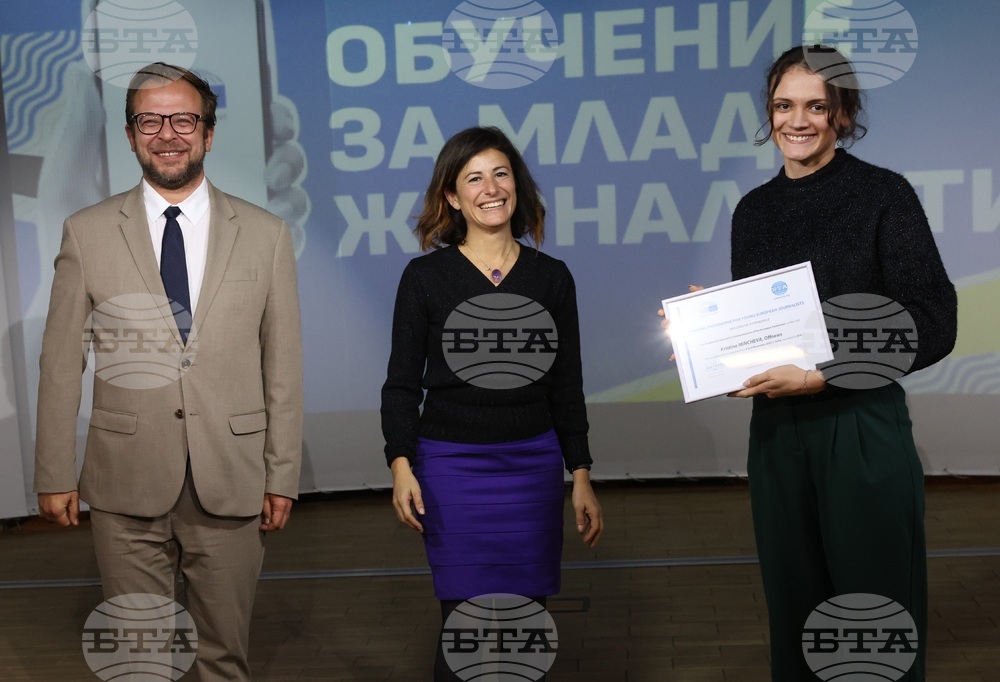 БТА - Европейски парламент - програма - млади журналисти - Рафаела де Марте - сертификати