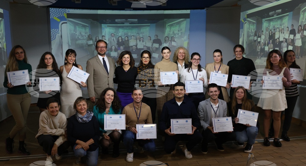БТА - Европейски парламент - програма - млади журналисти - Рафаела де Марте - сертификати