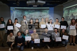 БТА - Европейски парламент - програма - млади журналисти - Рафаела де Марте - сертификати