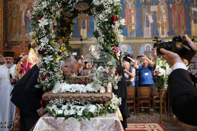 Президент - вицепрезидент - Св.св. Кирил и Методий - мощи