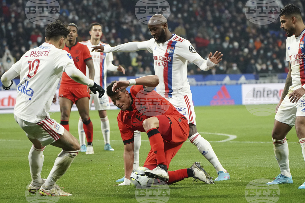 Ланс и Лион завършиха 1:1 в равностоен мач от френското първенство