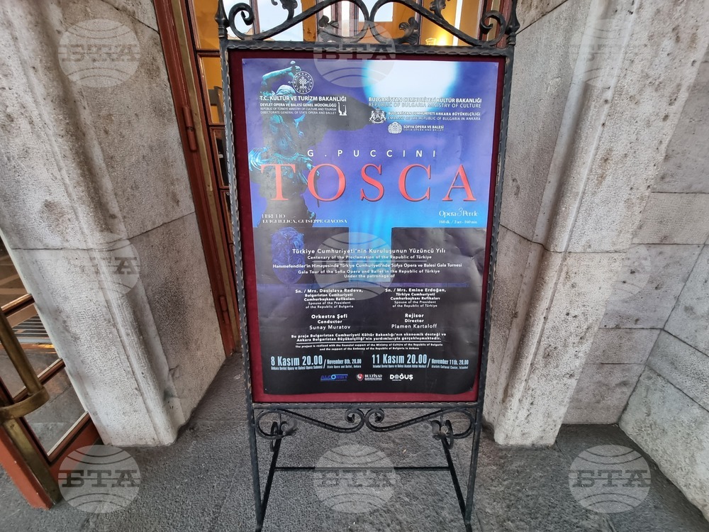 Sofia Opera and Ballet Stages Tosca in Ankara