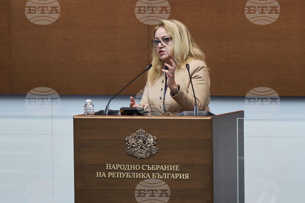 Парламент - заседание - Даниела Божинова
