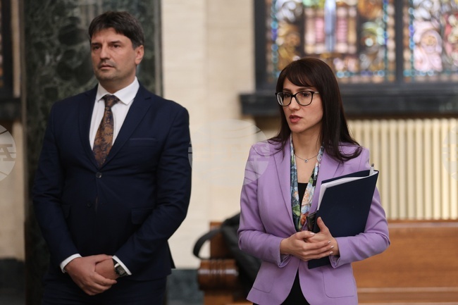 Съдебна палата - брифинг 