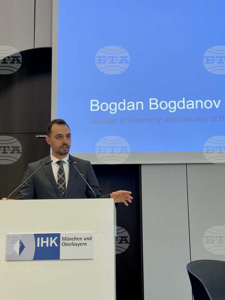 Economy Minister Bogdanov: Over 940 Bavarian Companies Operate in Bulgaria