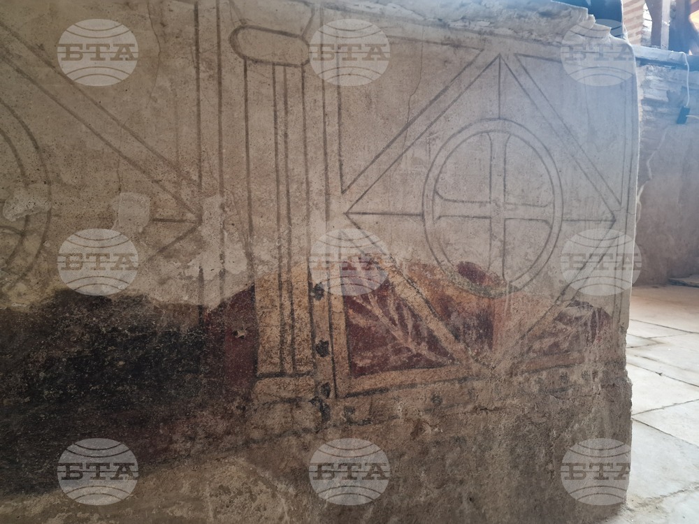 Сандански - археологически проучвания - мозайки