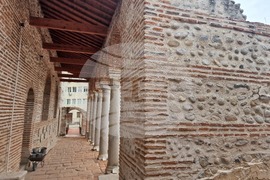 Сандански - археологически проучвания - мозайки