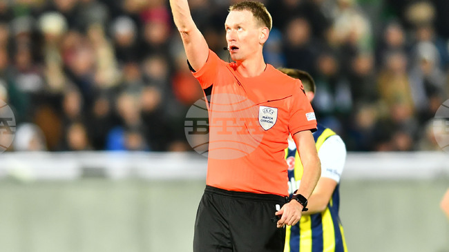 Чехът Онджей Берка беше назначен от УЕФА за главен съдия на последния мач на Лудогорец в основната фаза на турнира Лига Европа