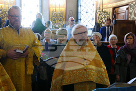 Руска църква „Свети Николай Мирликийски“ - молебен