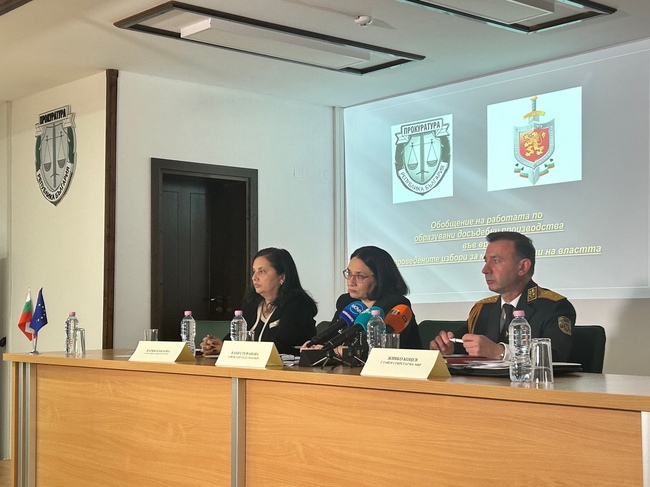 ПРБ: Досъдебните производства за нарушения и престъпления при местните избори са се увеличили близо два пъти в сравнение с 2019 г., отчете междуведомственото звено на ПРБ, МВР и ДАНС