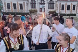 Шумен - Добри Войников - годишнина - факелно шествие