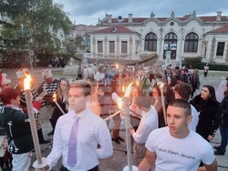 Шумен - Добри Войников - годишнина - факелно шествие