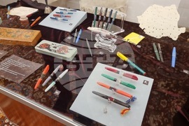 Румъния - изложба - писалки