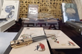 Румъния - изложба - писалки