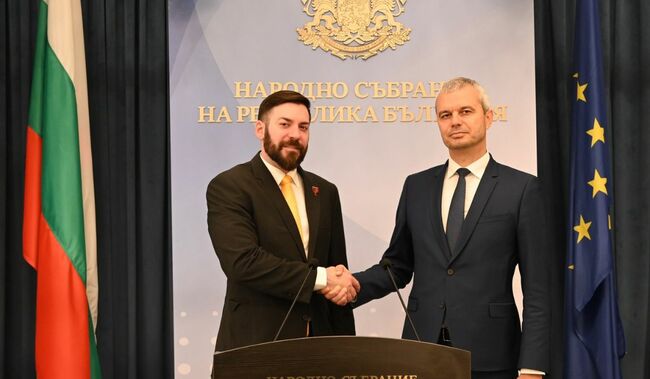 Възраждане: Марк Айваньо посети България за среща с Костадин Костадинов от "Възраждане"