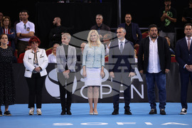 Тенис - Sofia Open 2023 - финал - Адриан Манарино - церемония - награждаване