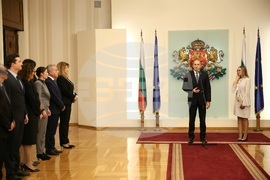 Румен Радев - Доника Ходжа - награждаване