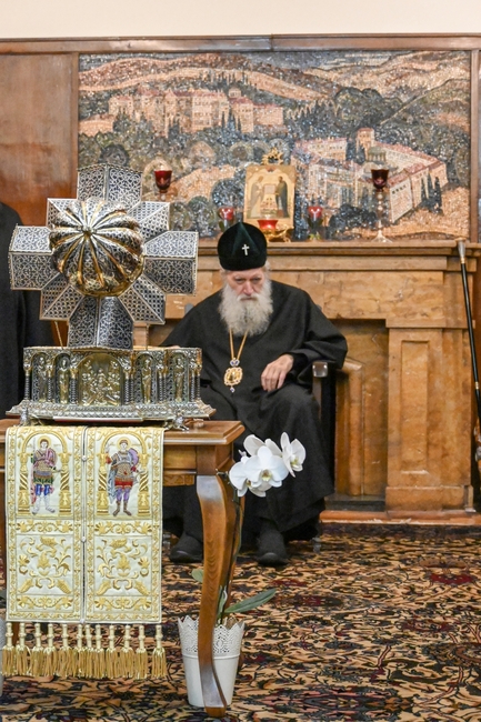 Българският патриарх и Софийски митрополит Неофит се поклони на Светите мощи на равноапостолните братя Кирил и Методий