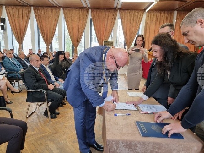 Видин - клетва - новоизбрани кмет и общински съветници 