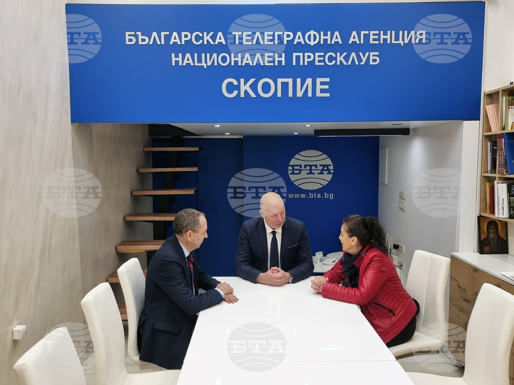 Република Северна Македония - Национален пресклуб на БТА-Скопие - Росен Желязков - посещение