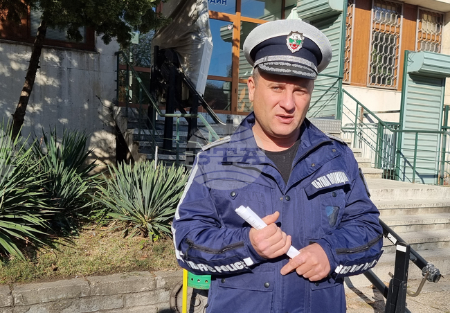 Видин - акция „Зима“ - пътна полиция - брифинг