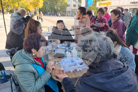 Стара Загора - Световен ден за борба с диабета - измерване на кръвна захар