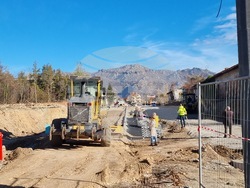 Сливен - нова улица - изграждане