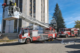 Разград - пожаро-тактическо учение