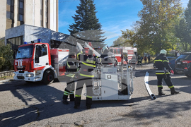 Разград - пожаро-тактическо учение