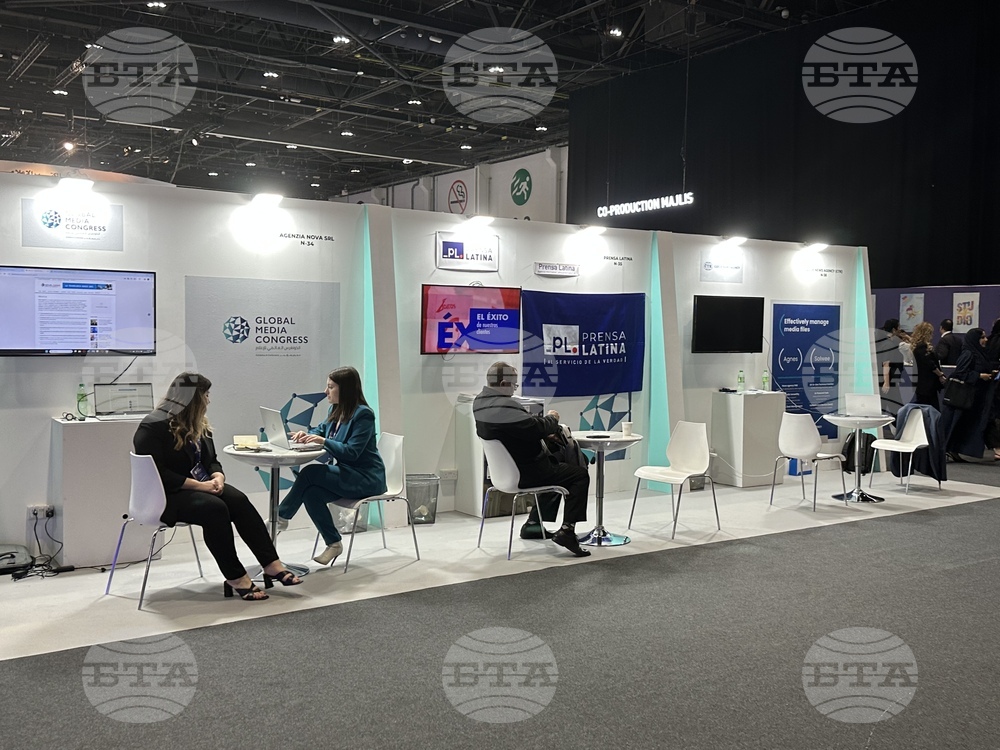 Bulgaria Takes Part in Exhibition Held on Sidelines of Abu Dhabi Global Media Congress
