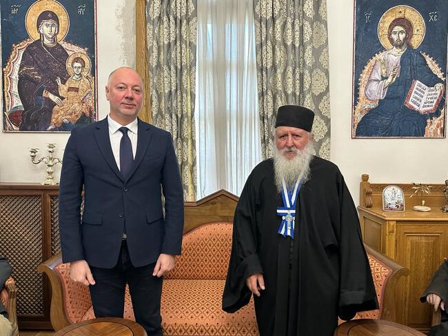 Росен Желязков: Оценяваме ангажираността на духовното ръководство на Света гора за насърчаване и обогатяване на диалога, толерантността и разбирателството между вярващите