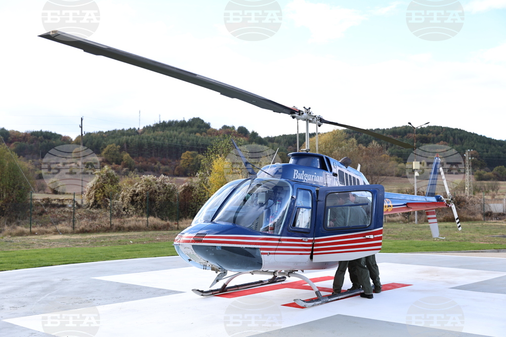 Панагюрище - Откриване на болнично вертолетно летище