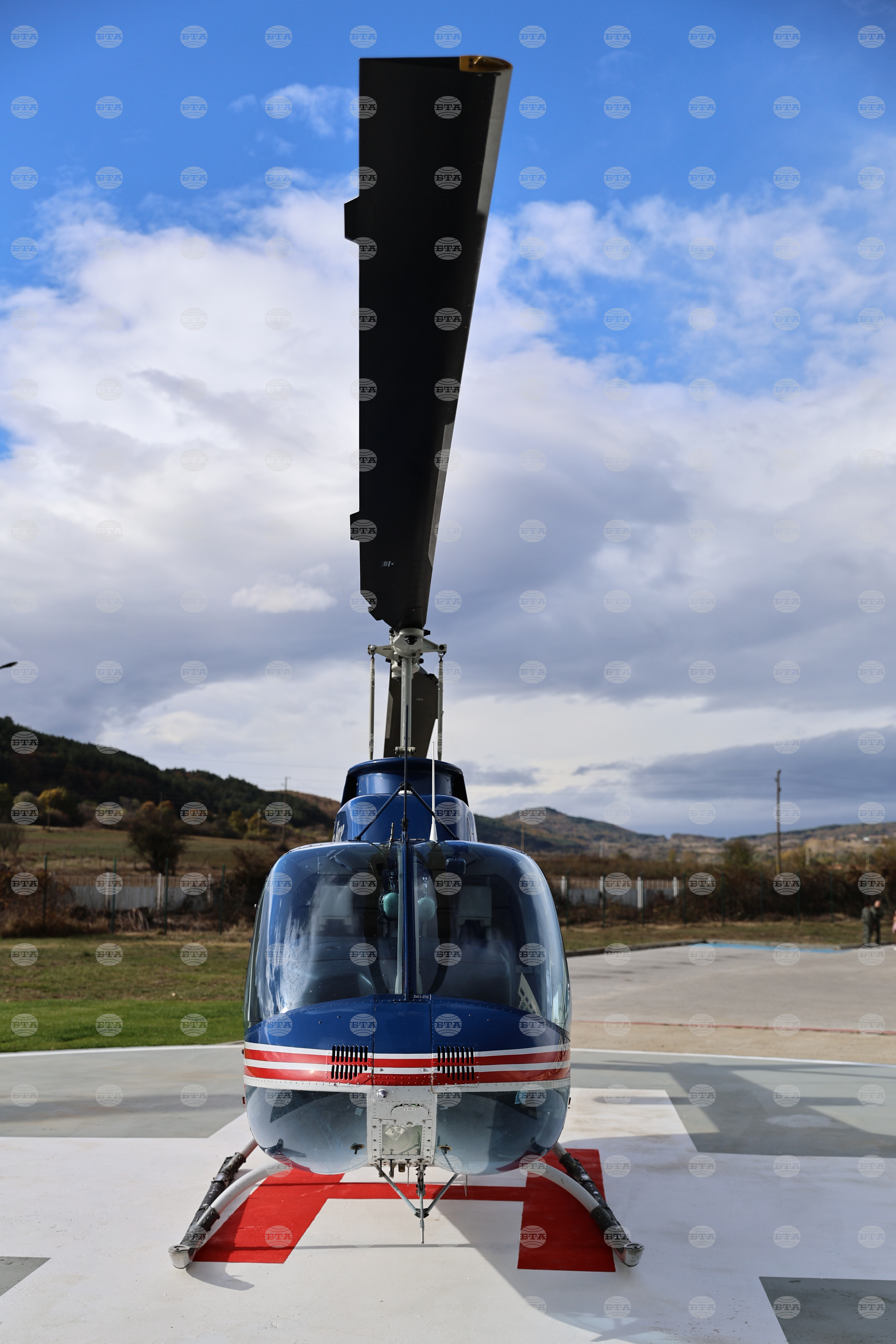 Панагюрище - Откриване на болнично вертолетно летище