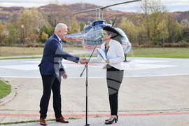 Панагюрище - Откриване на болнично вертолетно летище