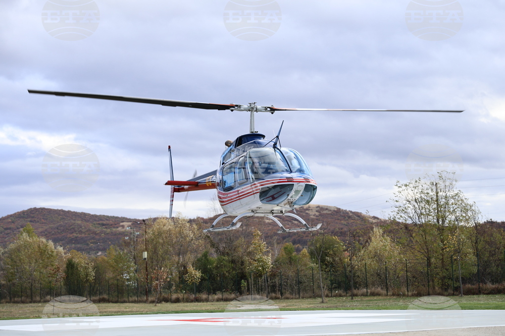 Панагюрище - Откриване на болнично вертолетно летище