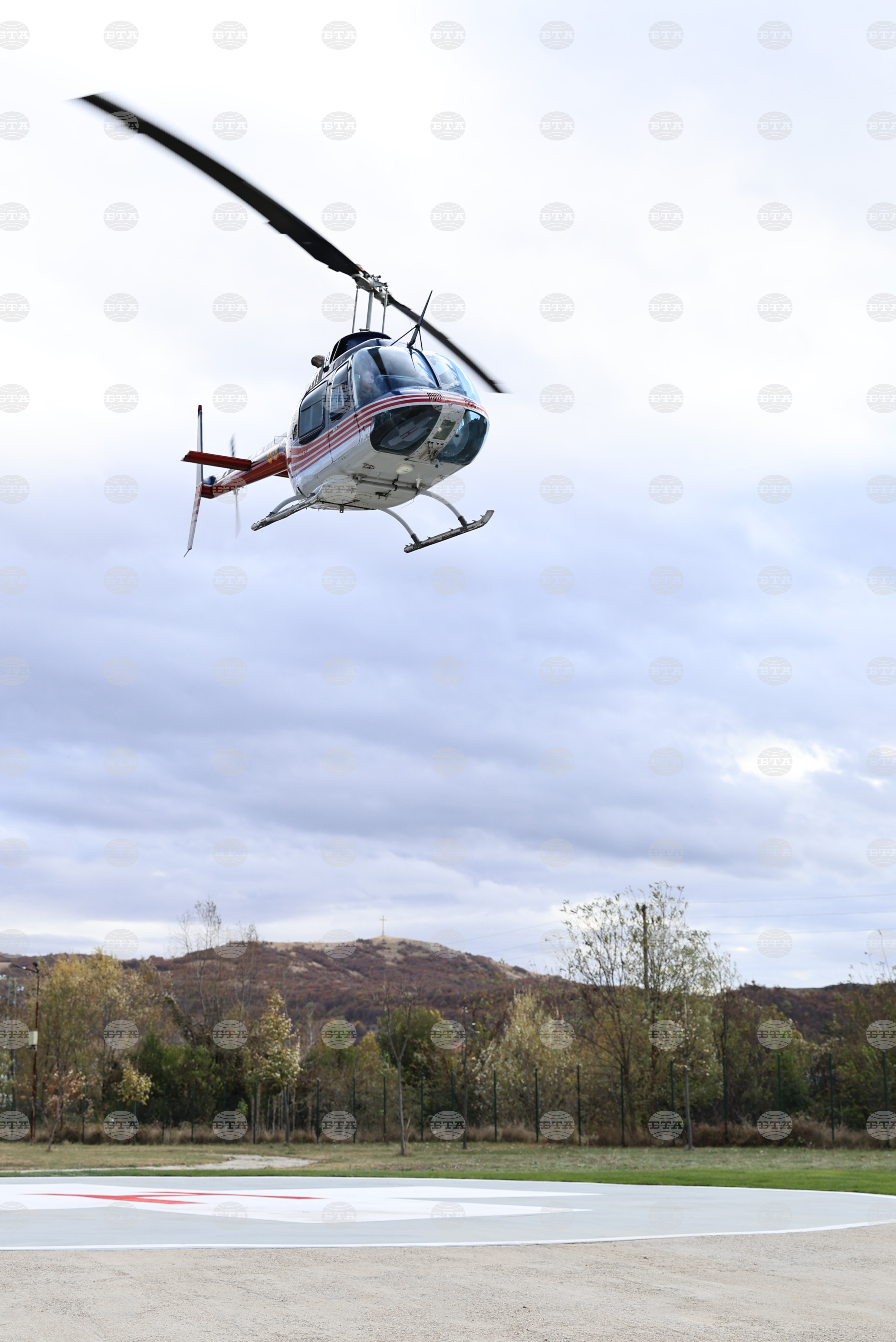 Панагюрище - Откриване на болнично вертолетно летище